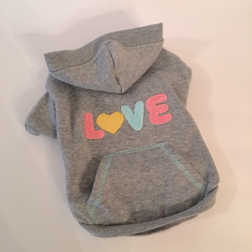 SM love pet hoodie sweatshirt